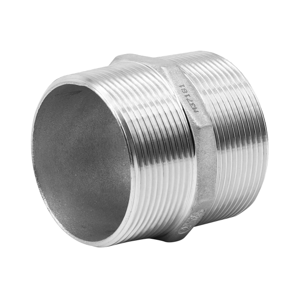 NPT-BSP Hex Nipple Adapter