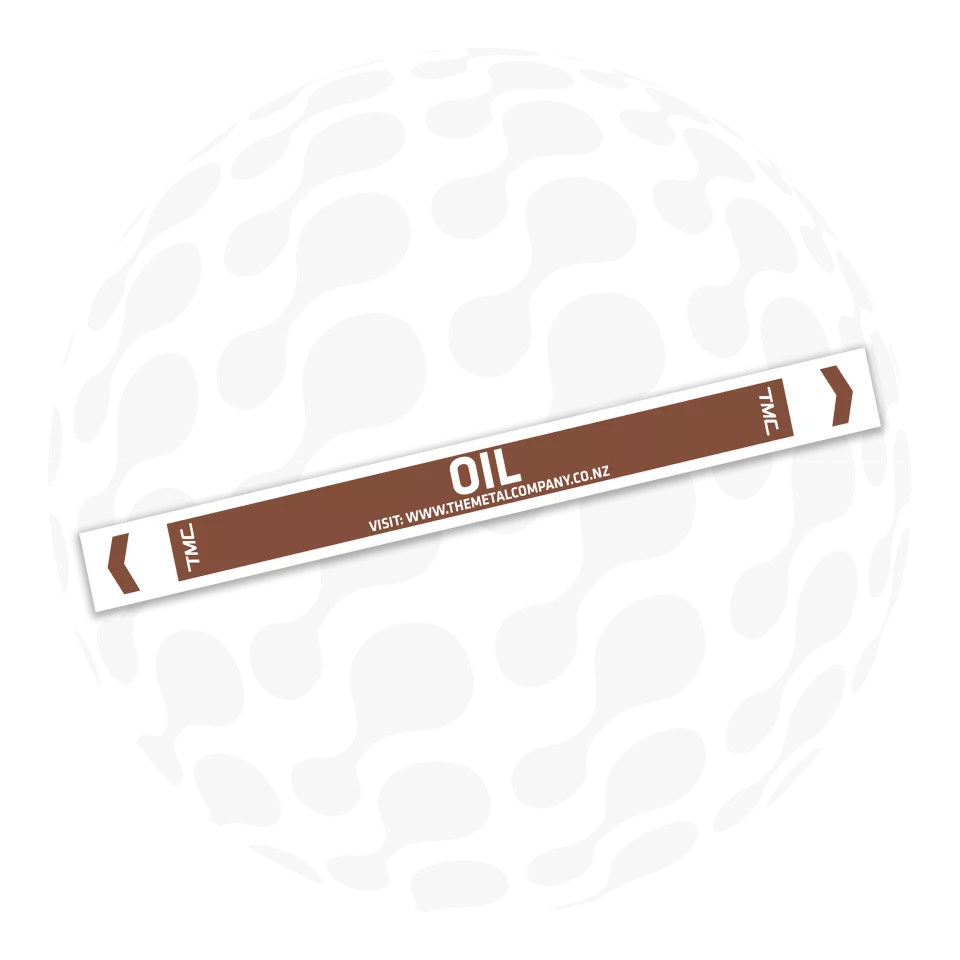 Oil Pipe ID Markers
