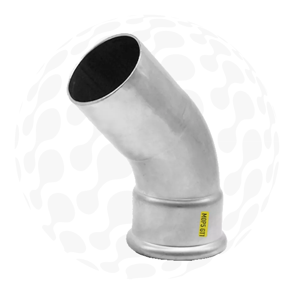 RapidPress Gas Spigot Bend 45°