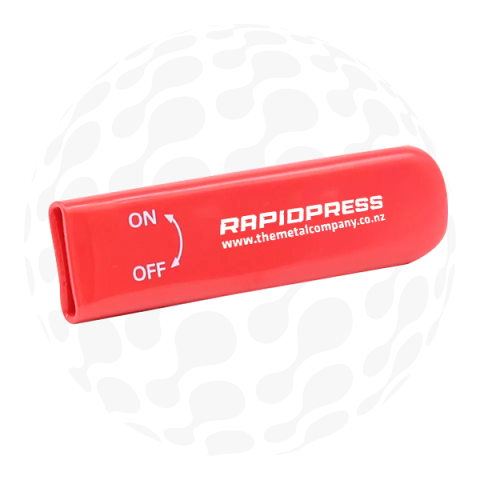RapidPress Red Ball Valve Handle Sleeve