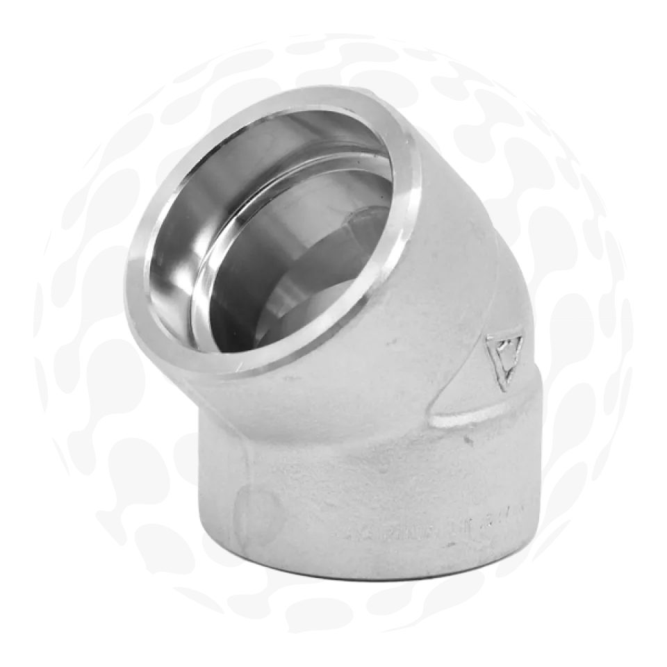 Socket Weld Elbow 45° - 3000LB