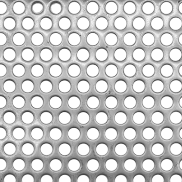 Stainless Perforated Sheet - Round Holes (Sample)