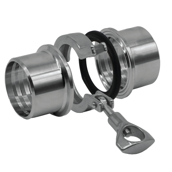 Tri Clover Union with Long Expansion Ferrule