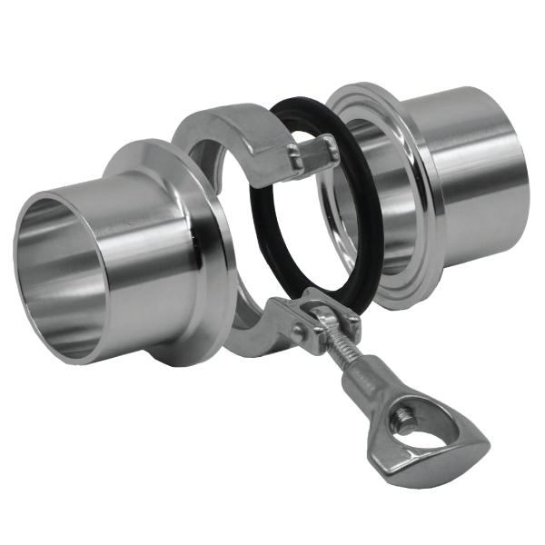 Tri Clover Union with Long Ferrule